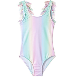 Somewhere Over the Rainbow Chiffon Petal Bathing Suit