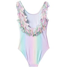 Load image into Gallery viewer, Somewhere Over the Rainbow Chiffon Petal Bathing Suit