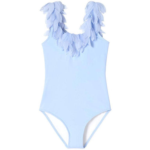 Pretty Petals in Powder Blue Bathing Suit