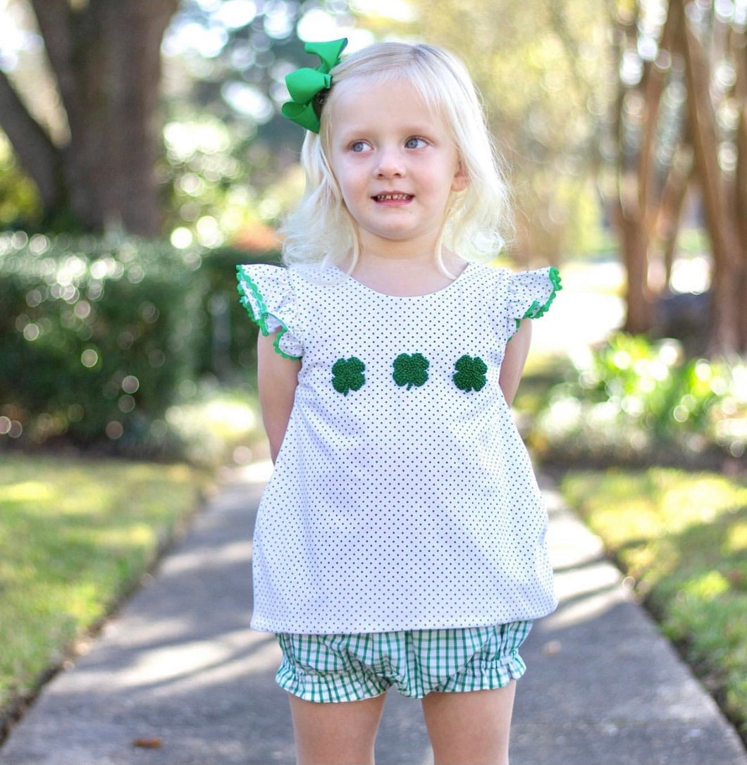 Counting Clovers Knit Bloomer Set