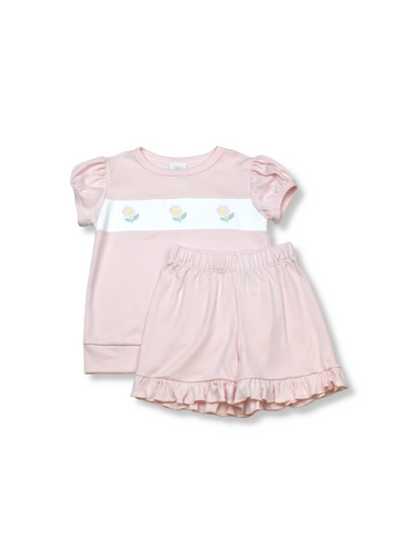 Lagniappe Flower Short Set