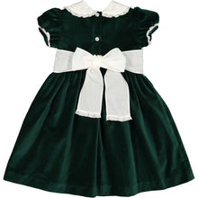 Load image into Gallery viewer, Royal Green Velvet Dress