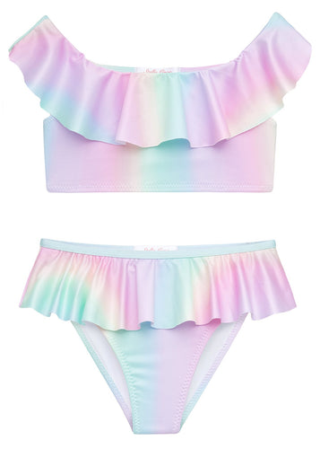 Rainbow and Ruffles Bikini