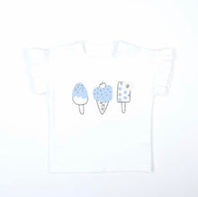 Load image into Gallery viewer, Ruffled Ice Cream Shirt and Short Set