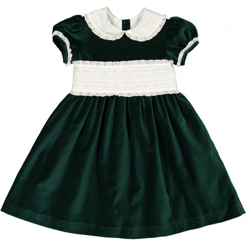 Royal Green Velvet Dress