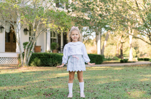 King of the Land Scalloped Skirt and Scarlett Blouse