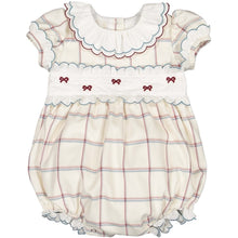 Load image into Gallery viewer, Classic Tartan Bows Romper