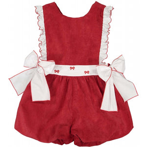 Little Red Riding Shortall and Red Bows Shirt